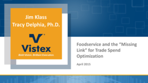 foodservice trade spend optimization